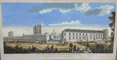 Optical view. 
VUE DU CHATEAU ROYAL DE VINCENE,...