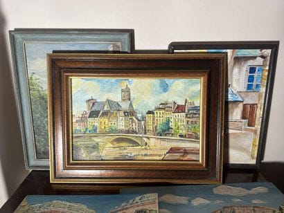Attributed to MOMAL
Les quais et l'église...