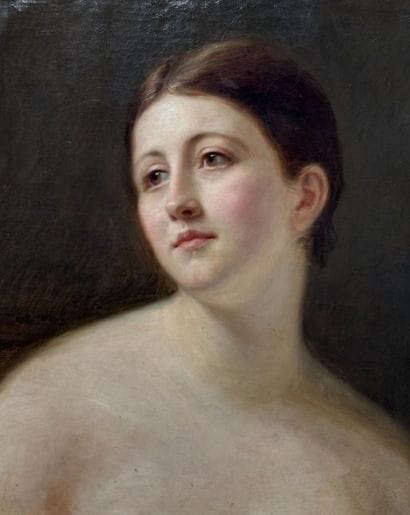 French school of the 19th century. 
Portrait...