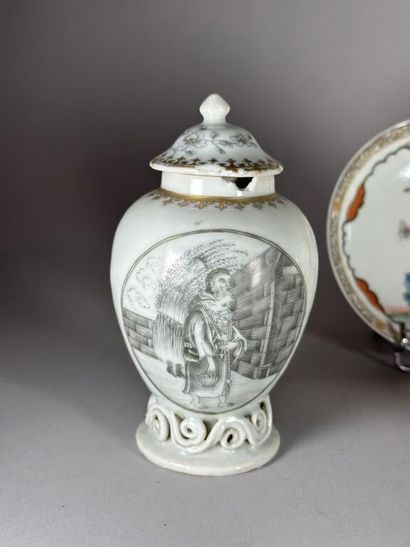 CHINA, Compagnie des Indes.
Porcelain lot...
