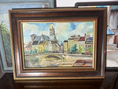 Attributed to MOMAL
Les quais et l'église...