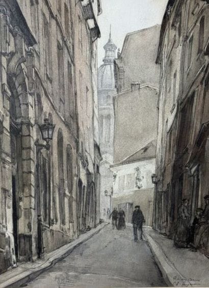 Charles HEYMAN (1881-1915)
Paris, rue des...