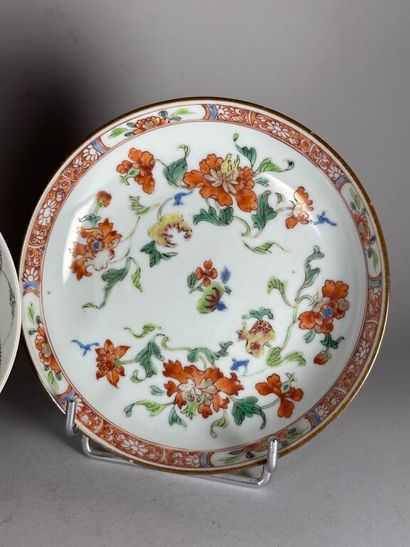 CHINA, Compagnie des Indes.
Porcelain lot...