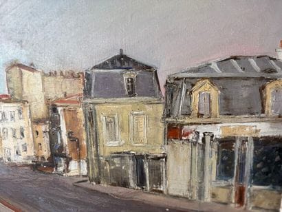 Jean VINAY (1907-1978)
A street in Paris.
Oil...