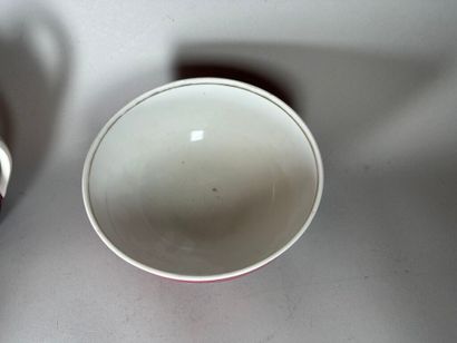 RUSSIA.
Porcelain cookie bowl decorated with...