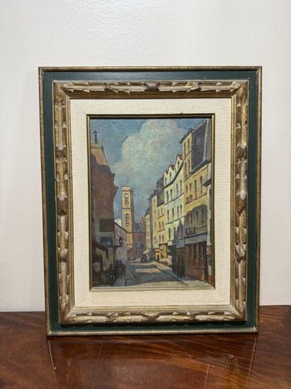 Émile DANCRE (1901-1977)
Rue du vieux Paris.
Unsigned...