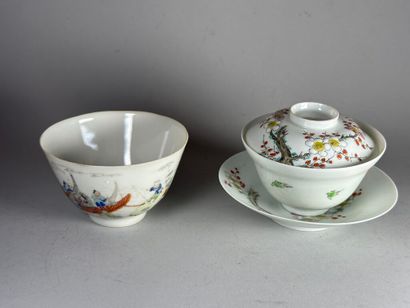 CHINA, Compagnie des Indes. Late Qing period.
Porcelain...