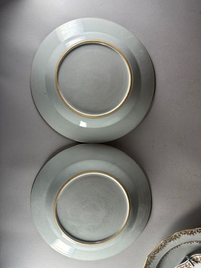 CHINA, Compagnie des Indes.
Set of 10 round...