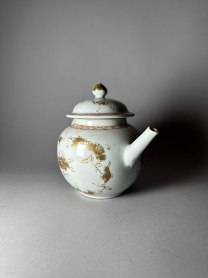 CHINA, Compagnie des Indes.
Porcelain globular...