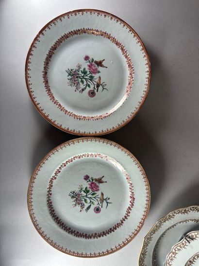 CHINA, Compagnie des Indes.
Set of 10 round...