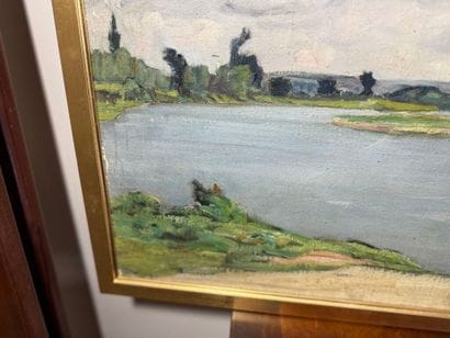 Claude RAMEAU (1876-1955)
Park on the Loire.
Oil...