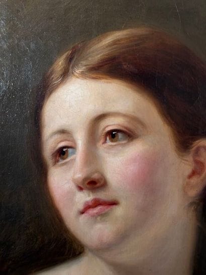 French school of the 19th century. 
Portrait...