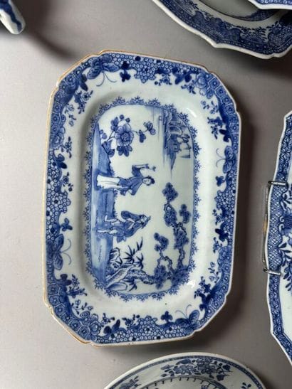 CHINA, Compagnie des Indes. 
A set of porcelain...