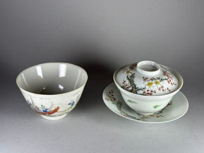 CHINA, Compagnie des Indes. Late Qing period.
Porcelain...