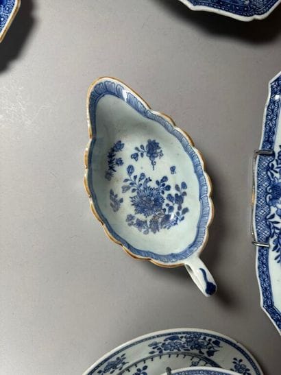 CHINA, Compagnie des Indes. 
A set of porcelain...