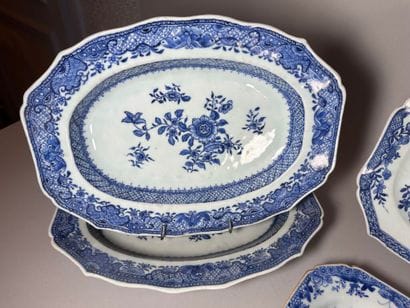 CHINA, Compagnie des Indes. 
A set of porcelain...