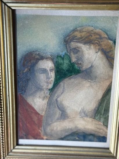 Paul-Alex DESCHMACKER -1889-1973)
Study of...