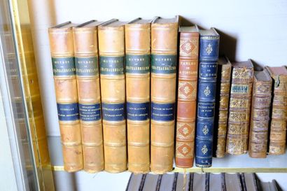 Ensemble de livres des XVIIIe et XIXe siècles...