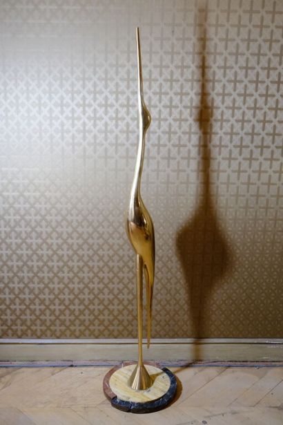 RENÉ BROISSAND (1928-2019).
Lampadaire sculpture...