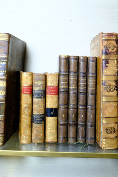 Ensemble de livres des XVIIIe et XIXe siècles...