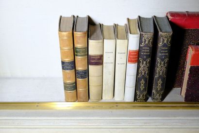 Ensemble de livres des XVIIIe et XIXe siècles...