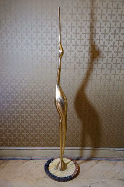RENÉ BROISSAND (1928-2019).
Lampadaire sculpture...