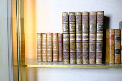 Ensemble de livres des XVIIIe et XIXe siècles...