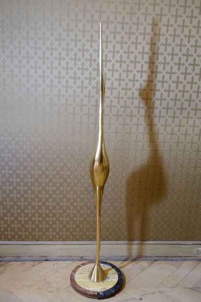RENÉ BROISSAND (1928-2019).
Lampadaire sculpture...