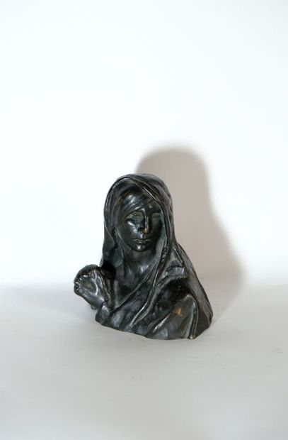 Constantin MEUNIER (1831-1905)
Madone.
Sculpture...