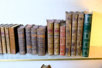 Ensemble de livres des XVIIIe et XIXe siècles...