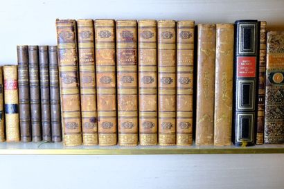 Ensemble de livres des XVIIIe et XIXe siècles...