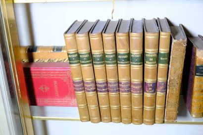 Ensemble de livres des XVIIIe et XIXe siècles...