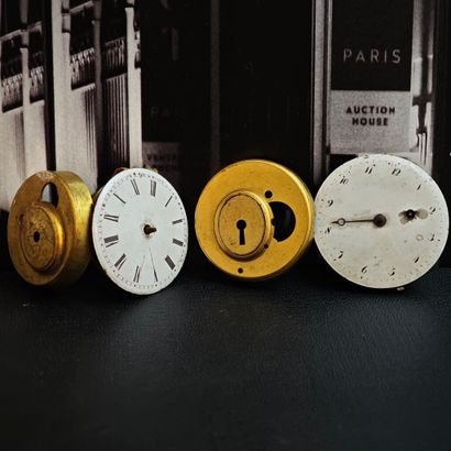 Set of seven 18th-century mechanical movements,...