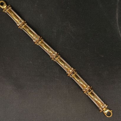 CHIMENTO.
Articulated bracelet in 750‰ yellow...