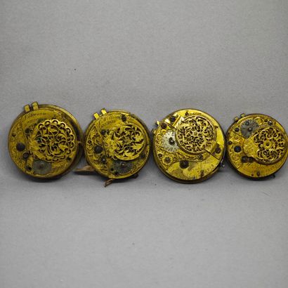 England, London. Set of four mechanical tilting...