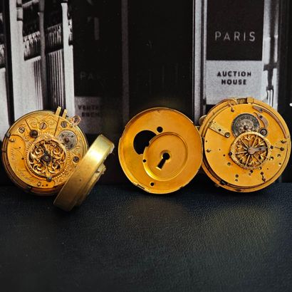 Set of seven 18th-century mechanical movements,...