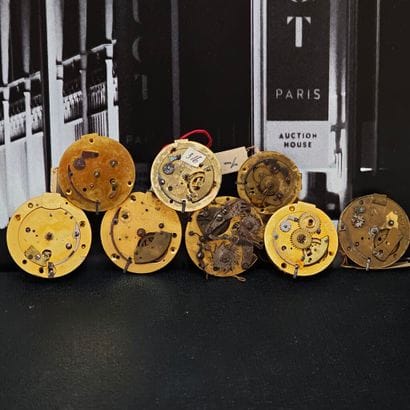 France, Paris. Set of nine incomplete movements...