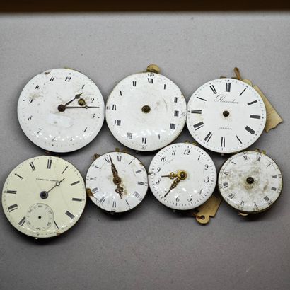 England, London. Set of seven mechanical...