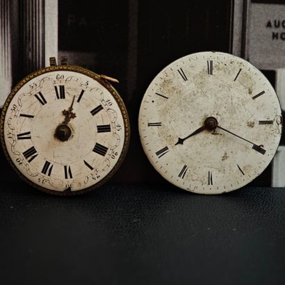 Set of seven 18th-century mechanical movements,...