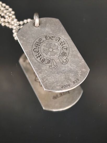 CHROME HEARTS Paris. 2006. 
925‰ silver pendant...