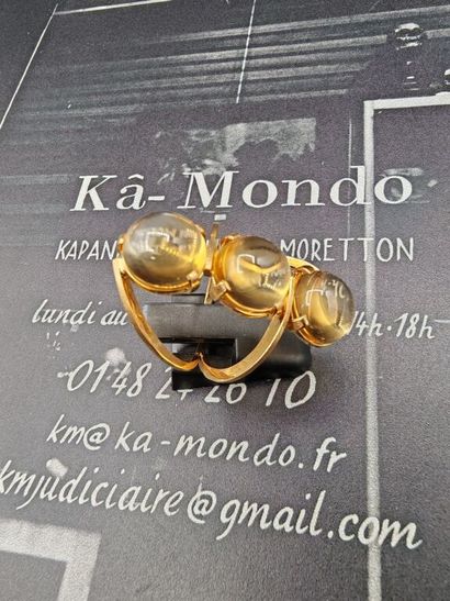 A designer jewelry ring from French resort...