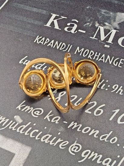 A designer jewelry ring from French resort...