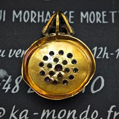 The back of a pocket watch transformed into...