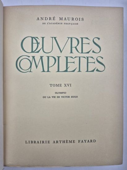 MAUROIS, André. Complete Works. Original...