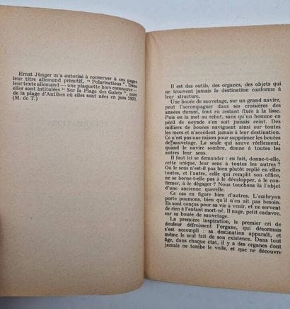 JÜNGER, Ernst. Essay on Man and Time: *Treatise...