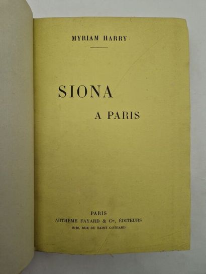 HARRY, Myriam. Sonia in Paris.

The first...
