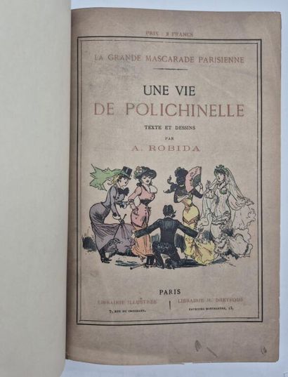 ROBIDA, Albert. The Great Parisian Masquerade:...