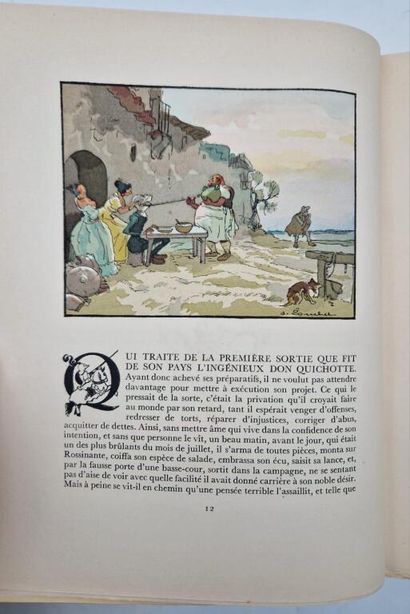 CERVANTES and TOUCHET, Jacques. Don Quixote...