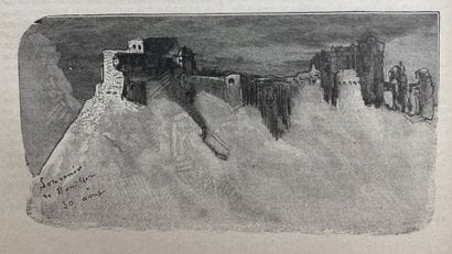 HUGO (Victor). On a Journey. The Rhine. Drawings...