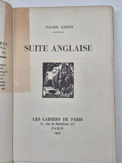 GREEN, Julien. A collection of 6 works, including...